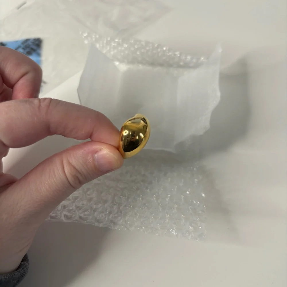 NWT J. Crew Sculptural Orb Ring Gold